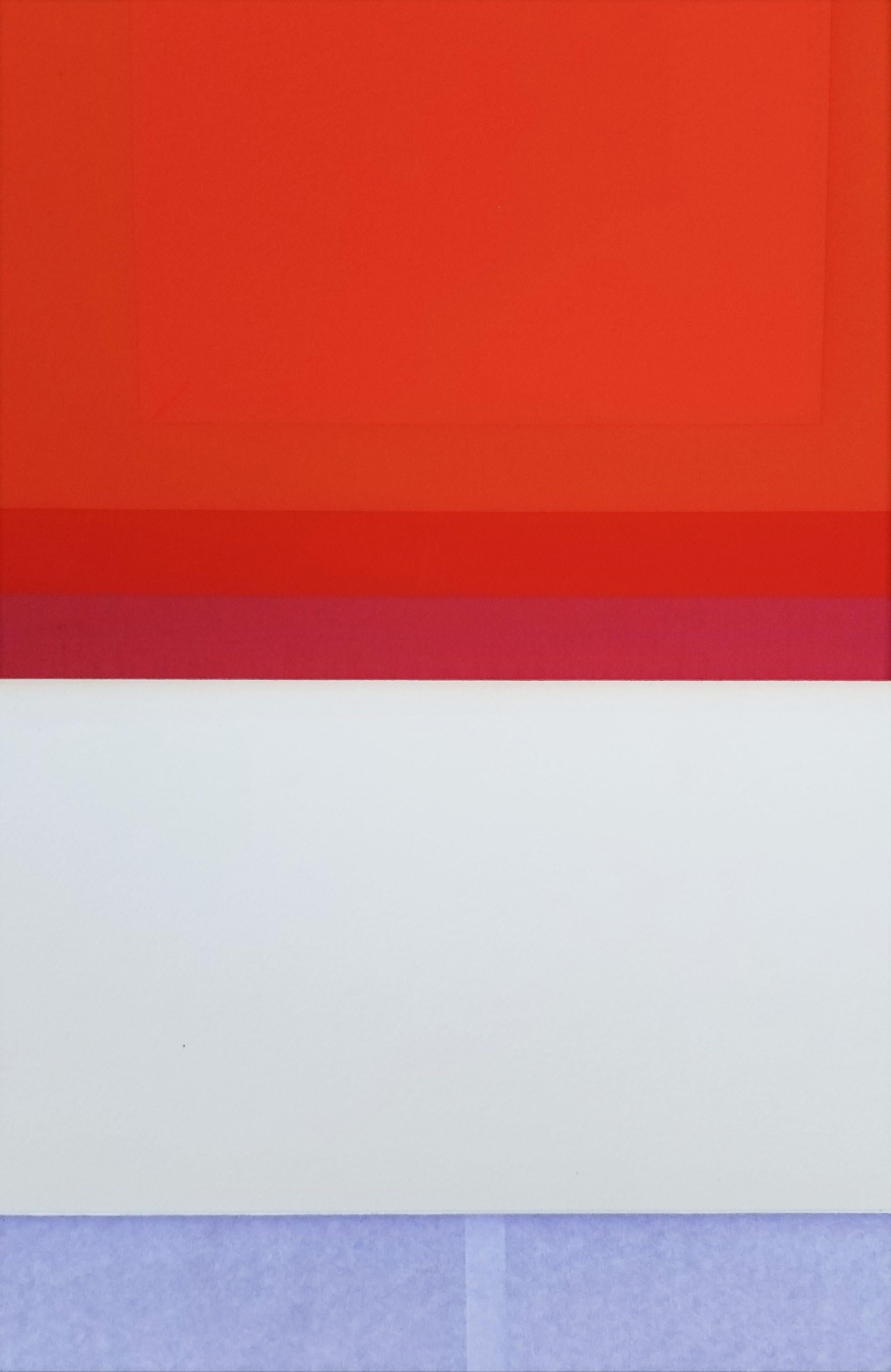 JHM - II /// Bauhaus Abstract Geometric Josef Albers Sérigraphie Minimalism en vente 10