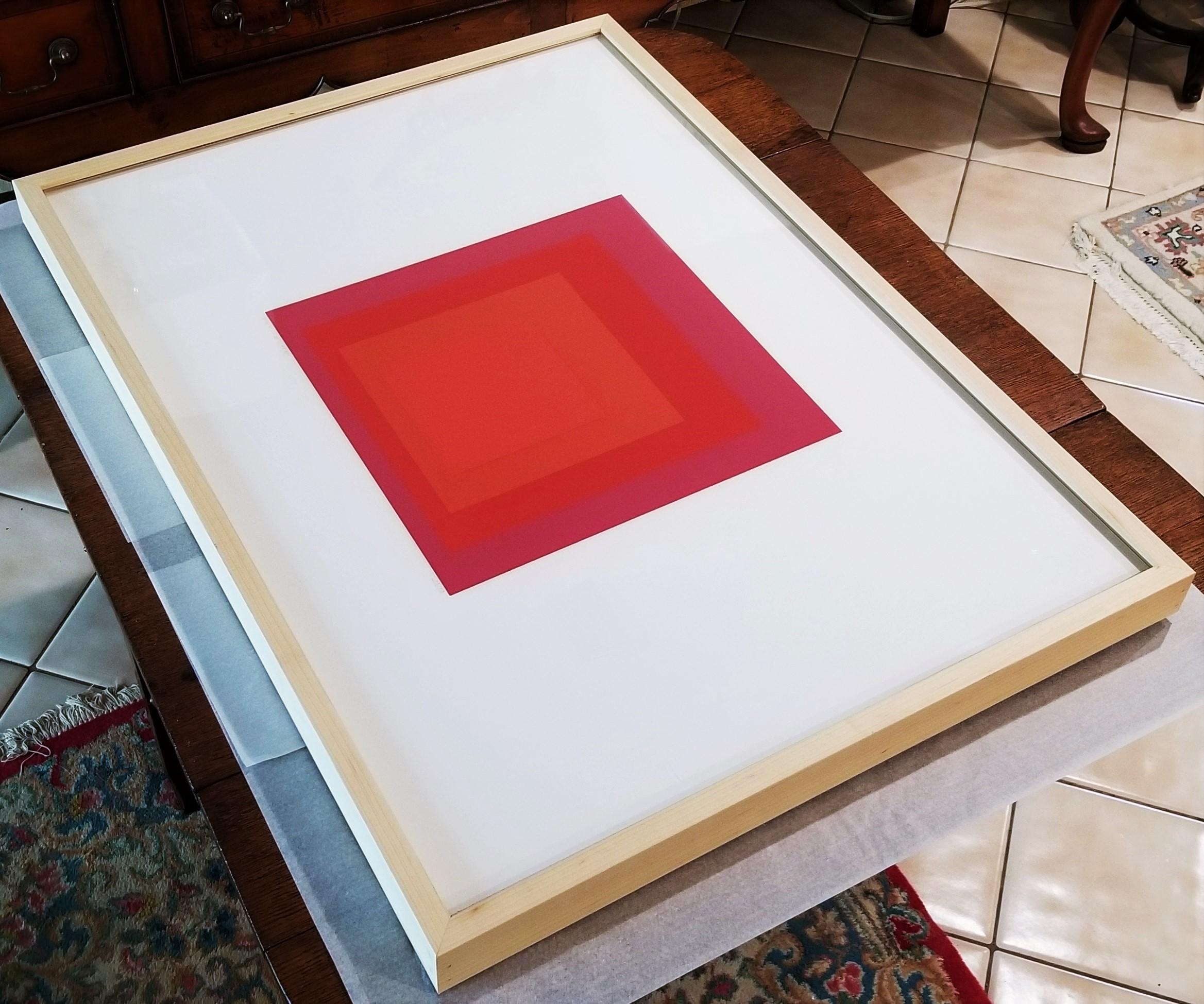 JHM - II /// Bauhaus Abstract Geometric Josef Albers Sérigraphie Minimalism en vente 16