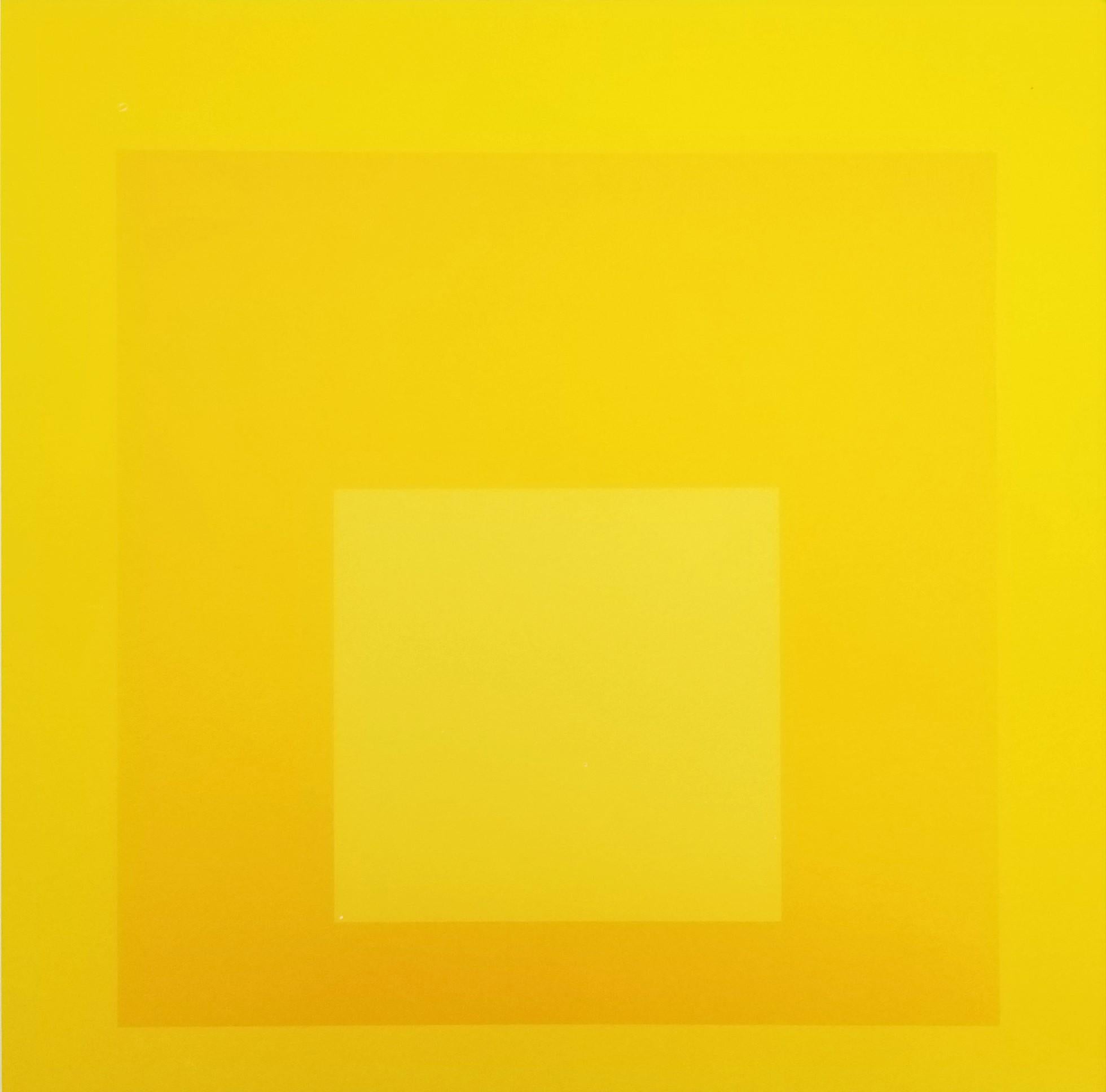 Josef Albers: 25 Years of Graphic Work (Midnight and Noon VII) Poster /// Square For Sale 9