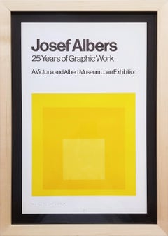 Josef Albers: 25 Years of Graphic Work (Midnight and Noon VII) Poster /// Square