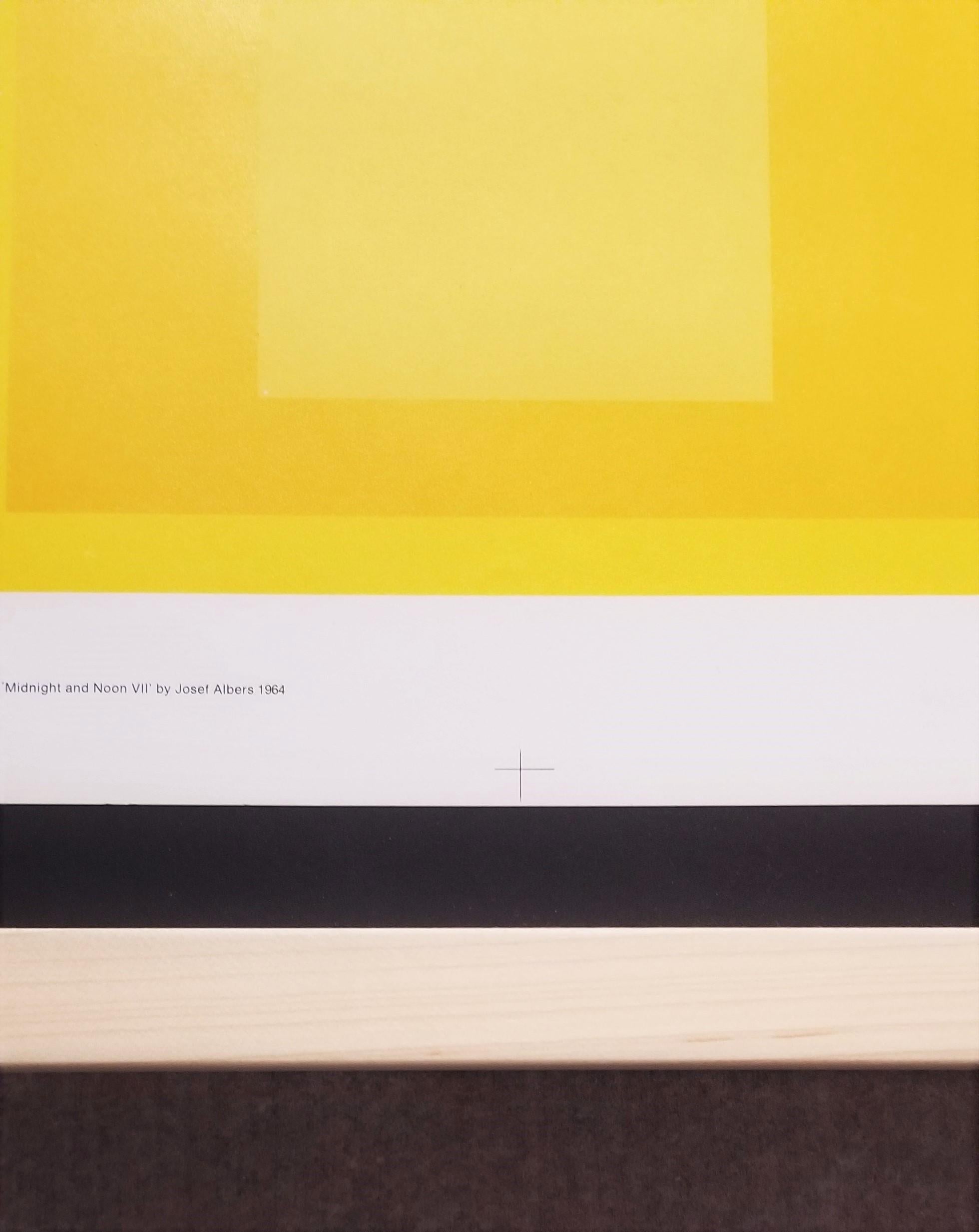 Josef Albers: 25 Years of Graphic Work (Midnight and Noon VII) Poster /// Square For Sale 8