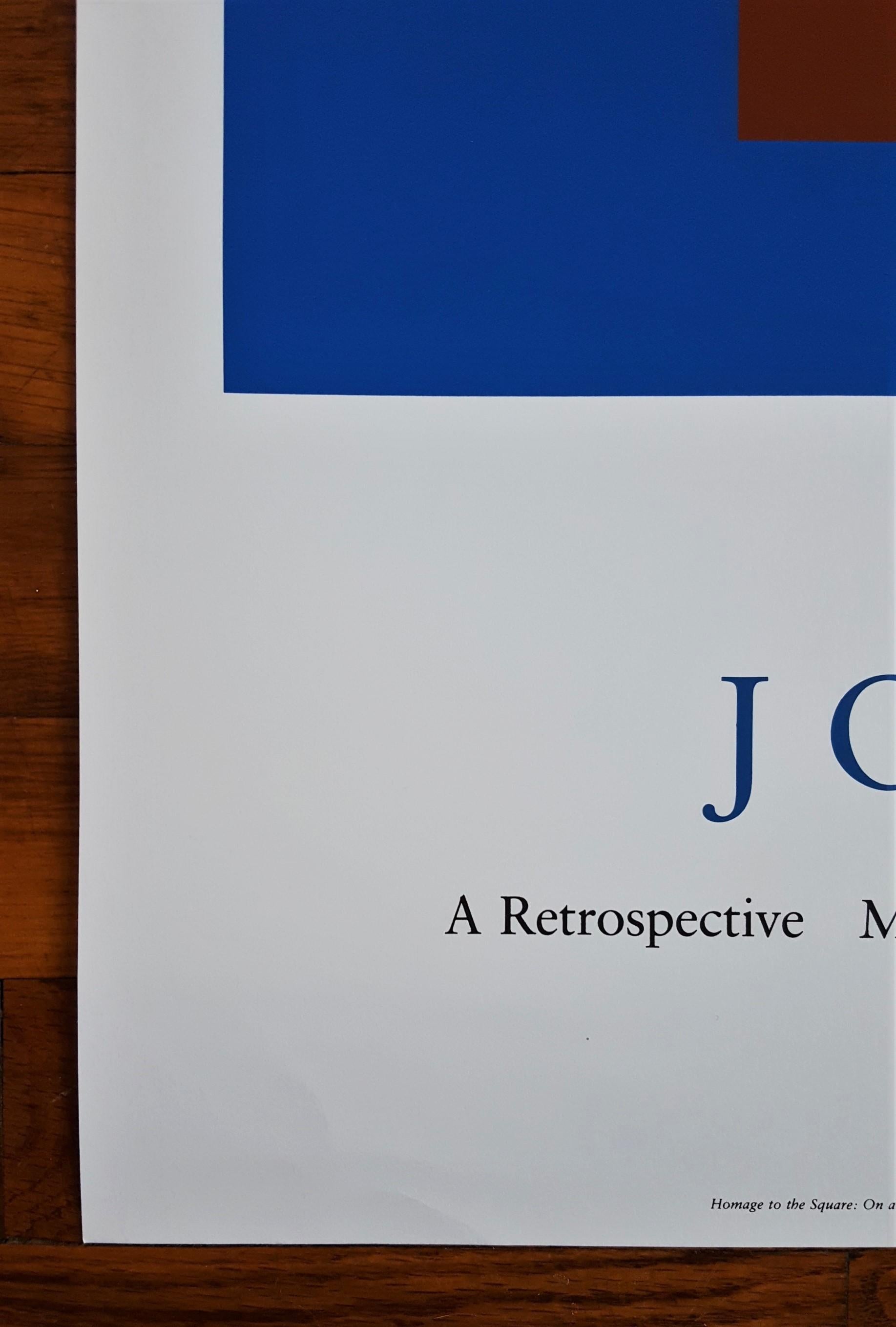 Josef Albers: A Retrospective - Minimalist Print by (after) Josef Albers