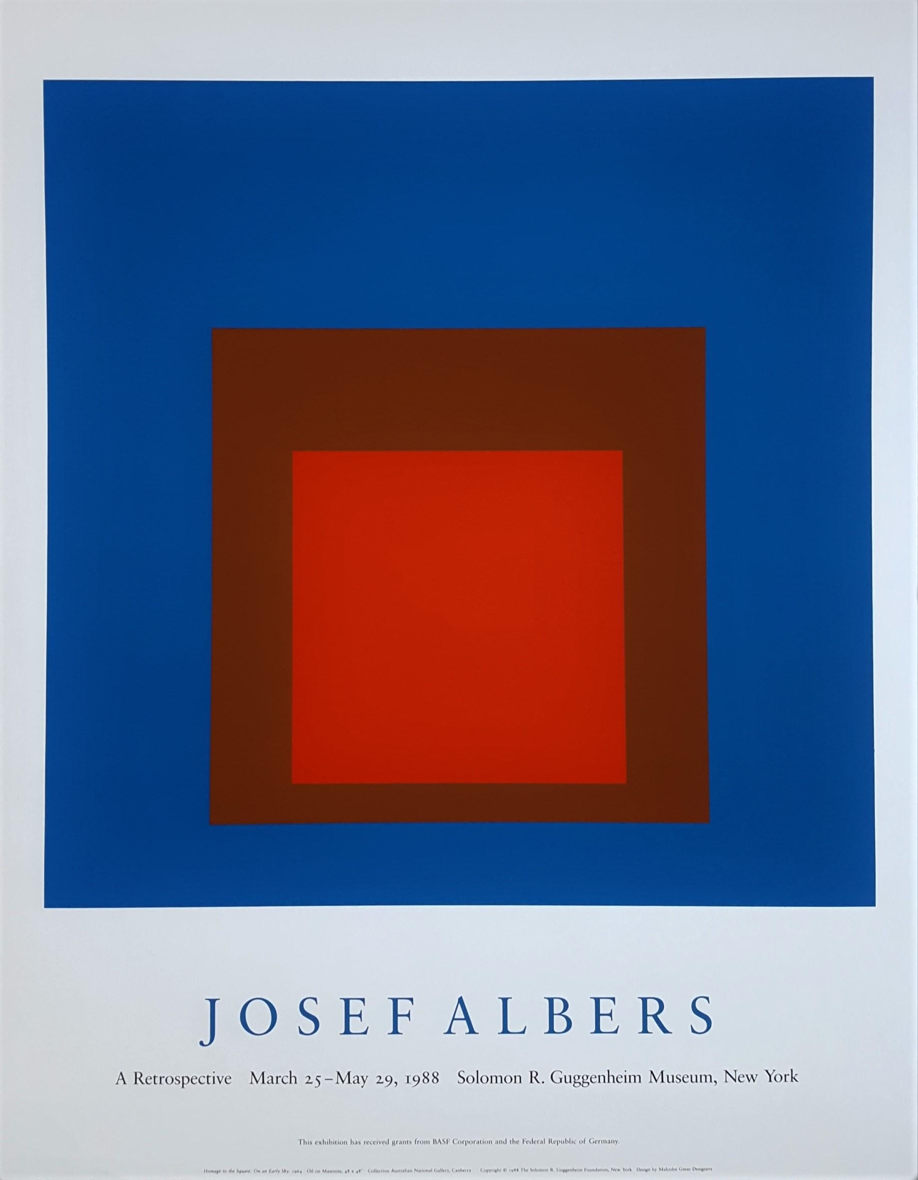 (after) Josef Albers Abstract Print - Josef Albers: A Retrospective
