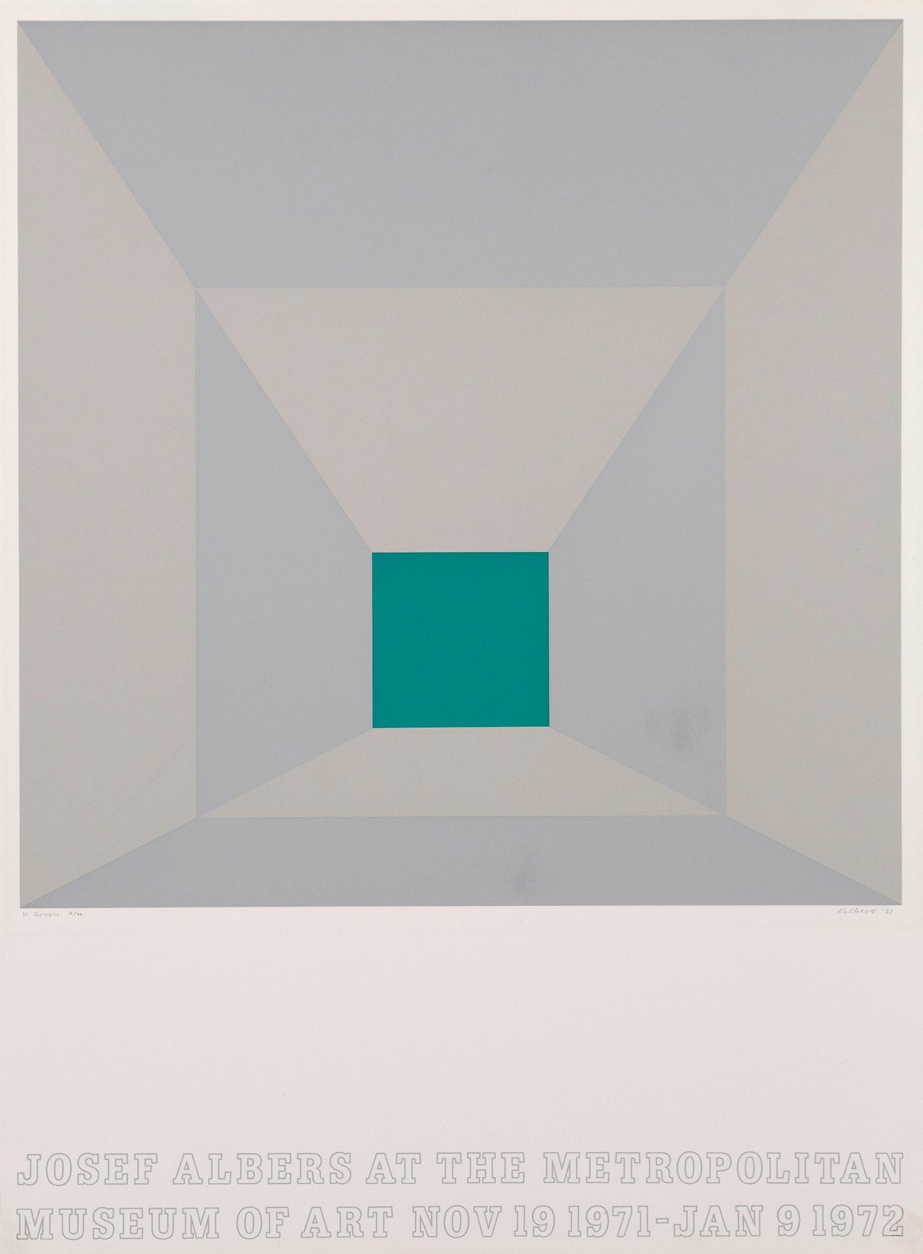 Josef Albers im Metropolitan Museum of Art: P-Blue im Angebot 7