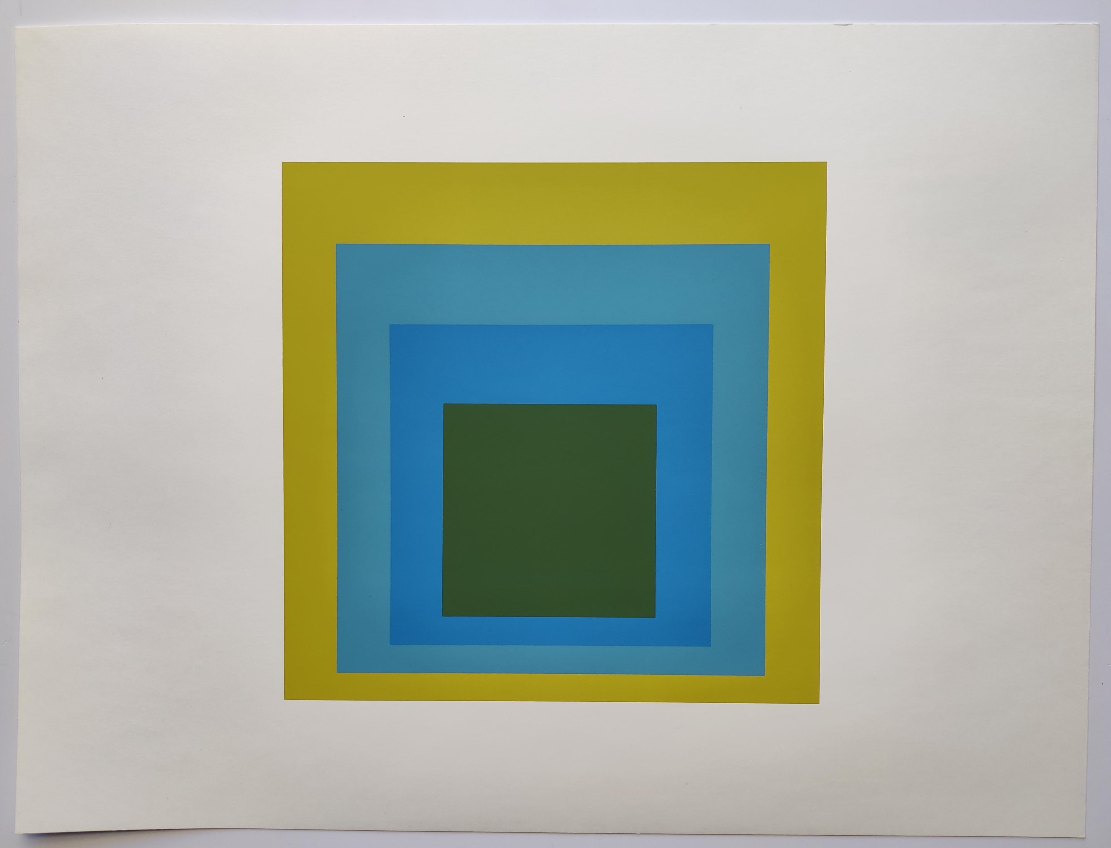 Josef Albers
Formulation Articulation #C, 1972
Silkscreen on wove paper
First edition.
Image size: 25.3 x 25.3 cm 
Sheet size: 38 x 51 cm 
From the portfolio "Formulation Articulation", 1972
Printed by Eastern Press & Sirocco Screenprinters,