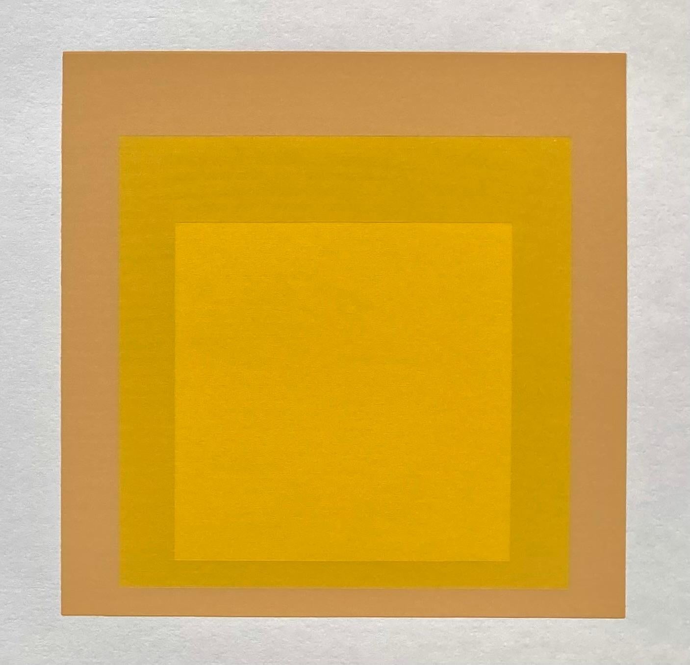 JOSEF ALBERS, Homage to the Square (diptych), 1971 - Print by Josef Albers
