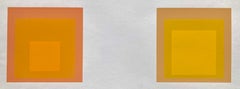 JOSEF ALBERS, Homenaje a la plaza (díptico), 1971