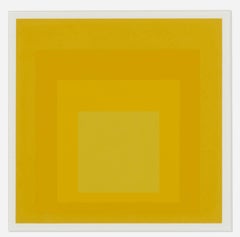 Vintage Josef Albers - Homage to the Square : Saturated 1968, Screenprint First edition