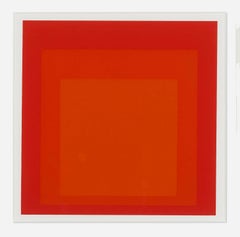 Vintage Josef Albers - Homage to the Square : Sentinel 1967, Screenprint First edition