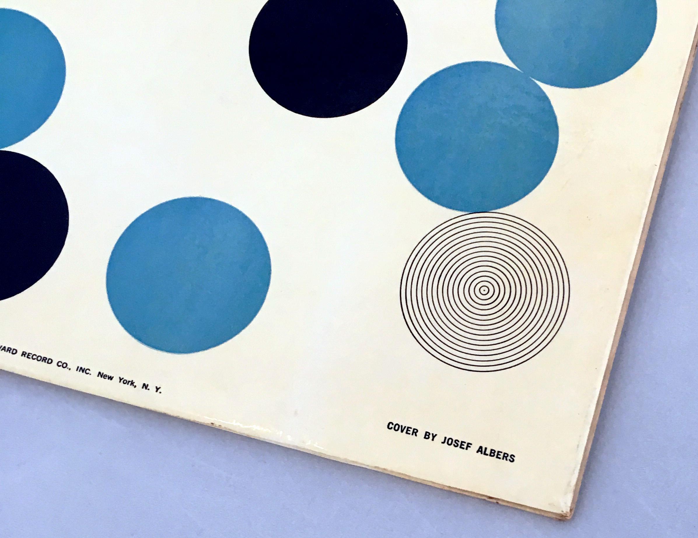 Josef Albers Schallplattenkunst Satz von 4 Werken (Albers Album Kunst) im Angebot 1