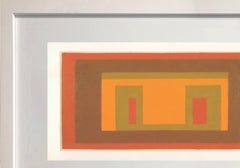 Josef Albers 'Variant' 2010 Offset Print, Framed, Gallery Ready