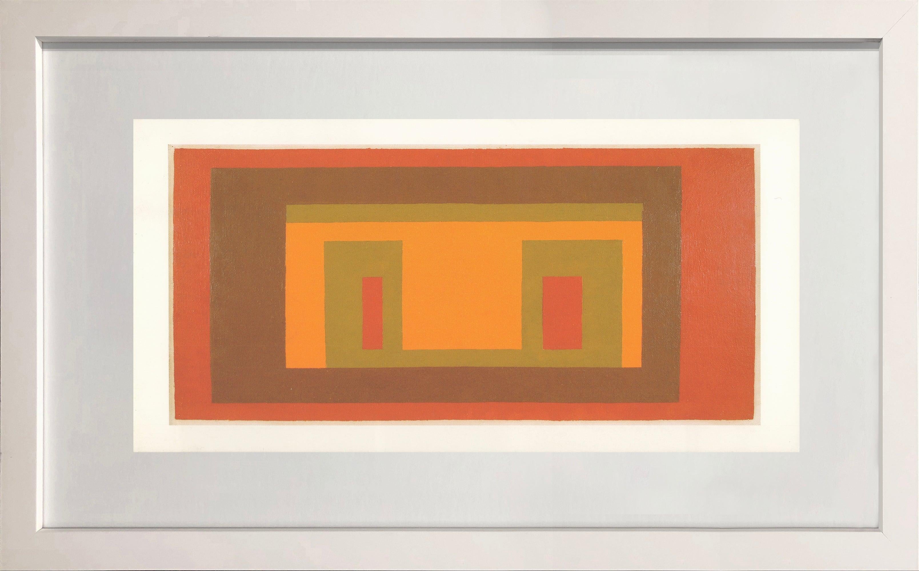 Josef Albers 'Variant' 2010 Offset Print, Framed, Gallery Ready