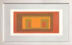 Josef Albers 'Variant' 2010 Offset Print, Framed, Gallery Ready