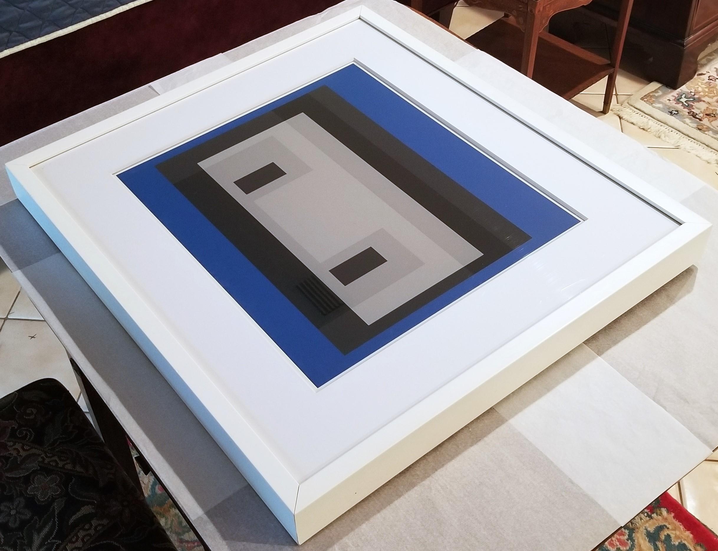 MMA-3 Variant /// Josef Albers Abstract Geometric Screenprint Color Field Theory For Sale 11