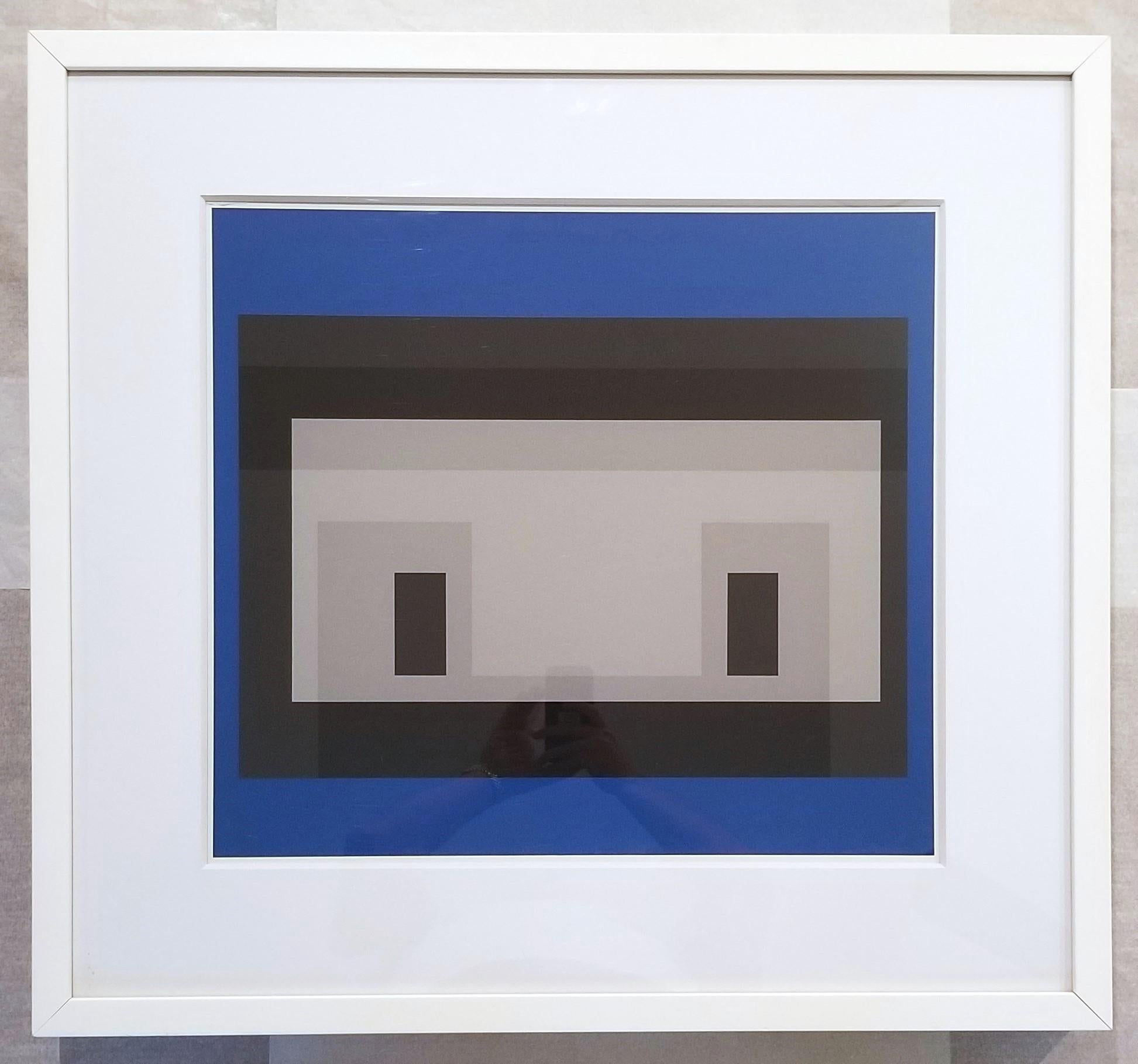 MMA-3 Variant /// Josef Albers Abstract Geometric Screenprint Color Field Theory For Sale 2