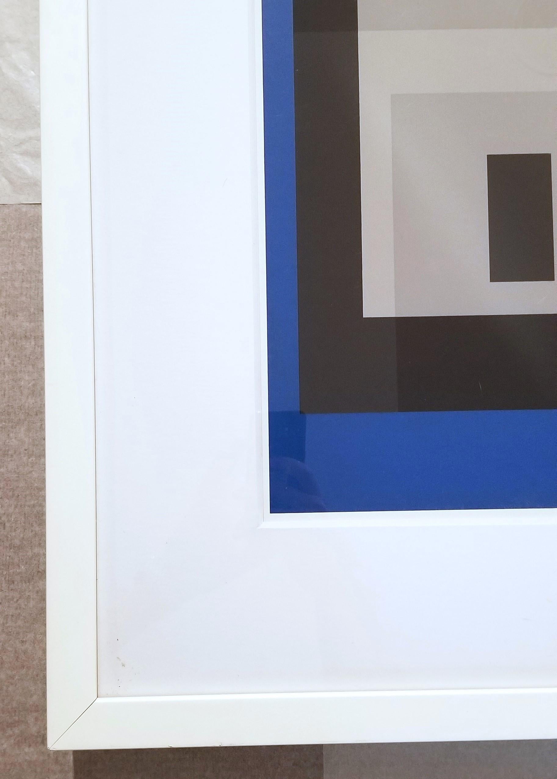 MMA-3 Variant /// Josef Albers Abstract Geometric Screenprint Color Field Theory For Sale 3