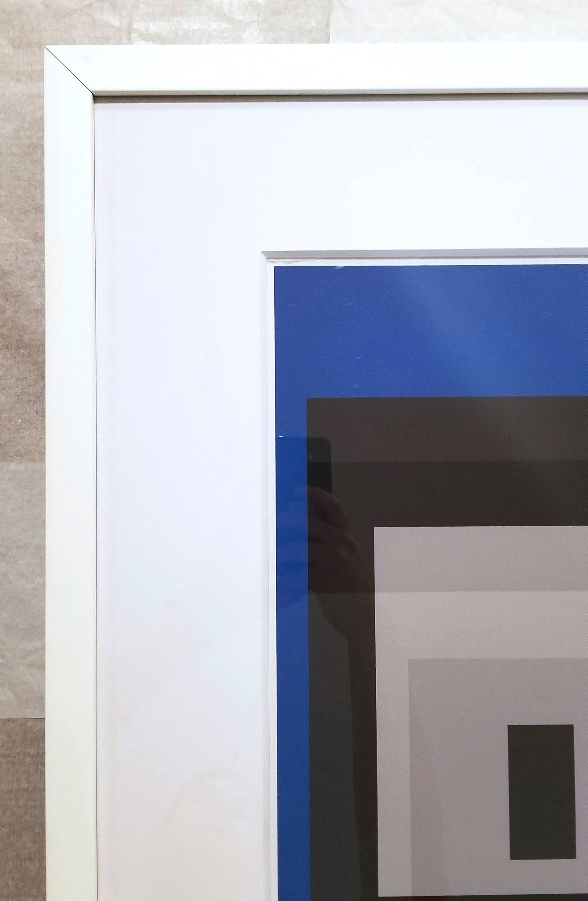 MMA-3 Variant /// Josef Albers Abstract Geometric Screenprint Color Field Theory For Sale 4