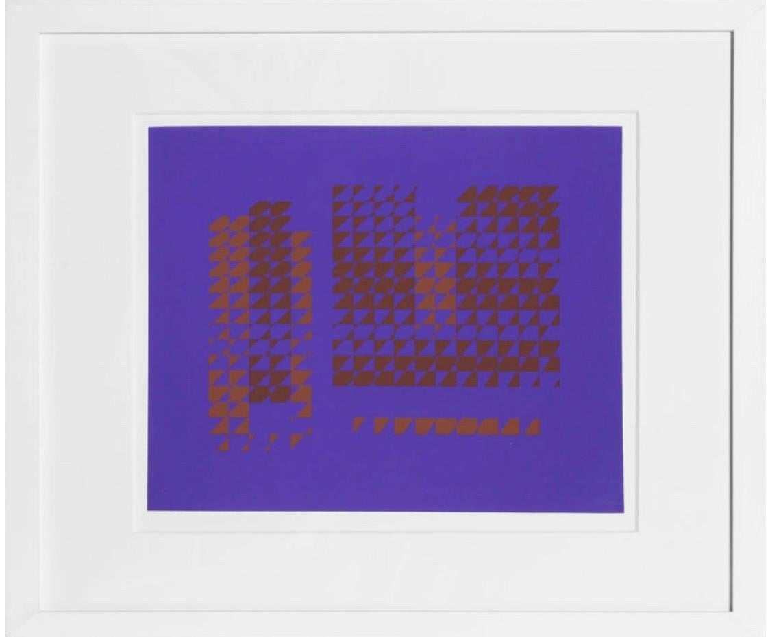 Opposing Construction FII-F15-2 - Print by Josef Albers