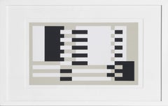 Vintage P2, F31, I2, Geometric Abstract Screenprint by Josef Albers