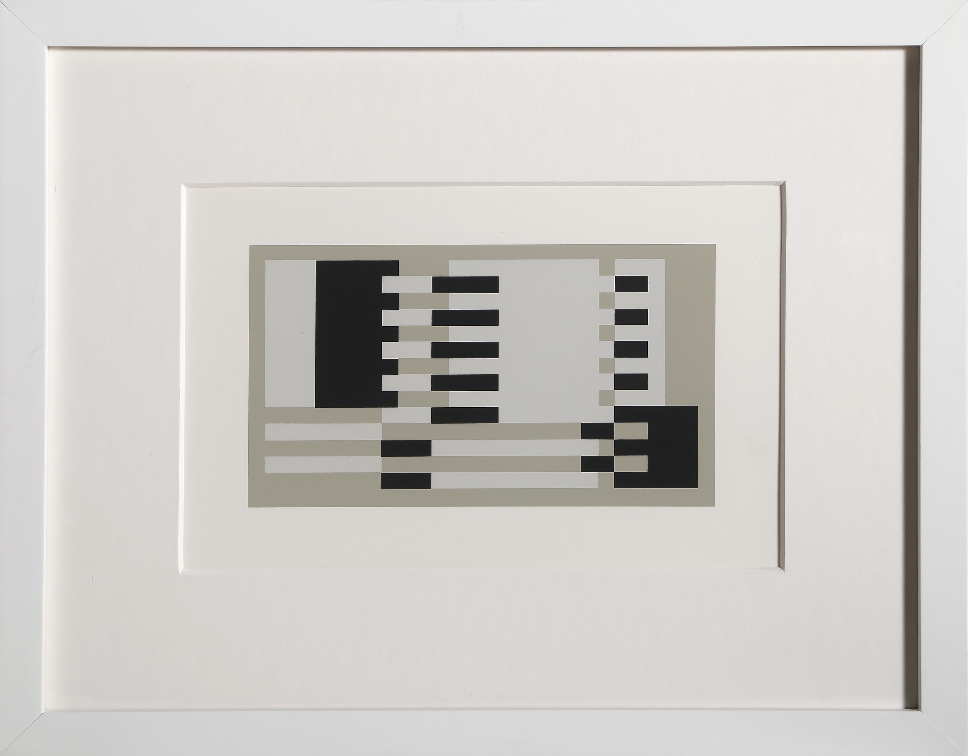 P2, F31, I2, Geometric Abstract Screenprint by Josef Albers