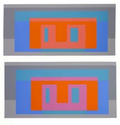 Pair of Albers: Formulation : Articulation, Portfolio I Folders 17 (A) and (B)