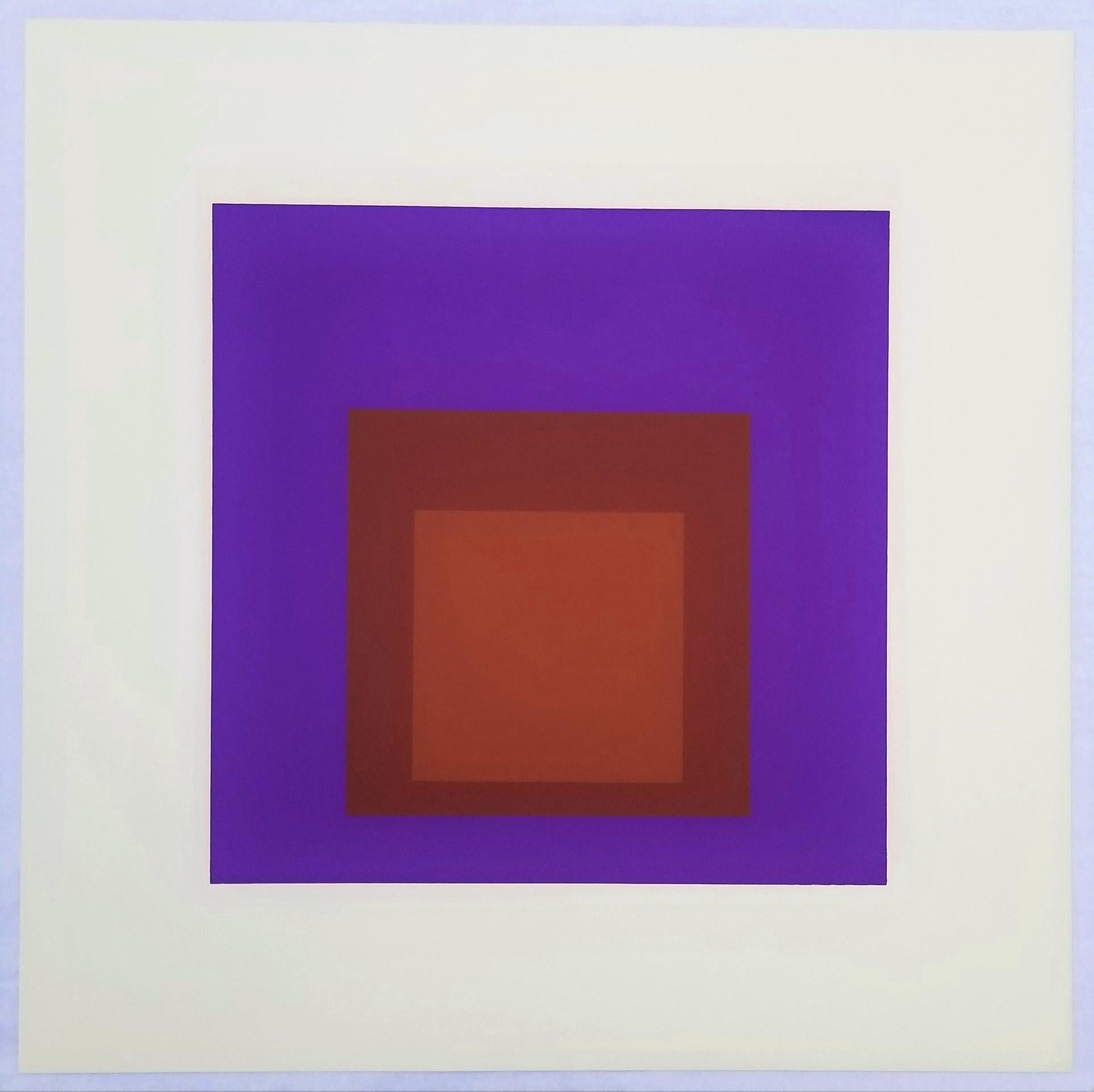 Palatial - Abstract Geometric Print by Josef Albers