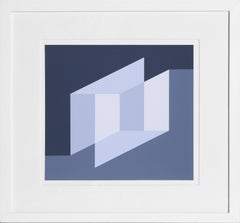 Wahrscheinliche Zweideutigkeit - P2, F25, I2, Geometrischer Raumteiler von Josef Albers