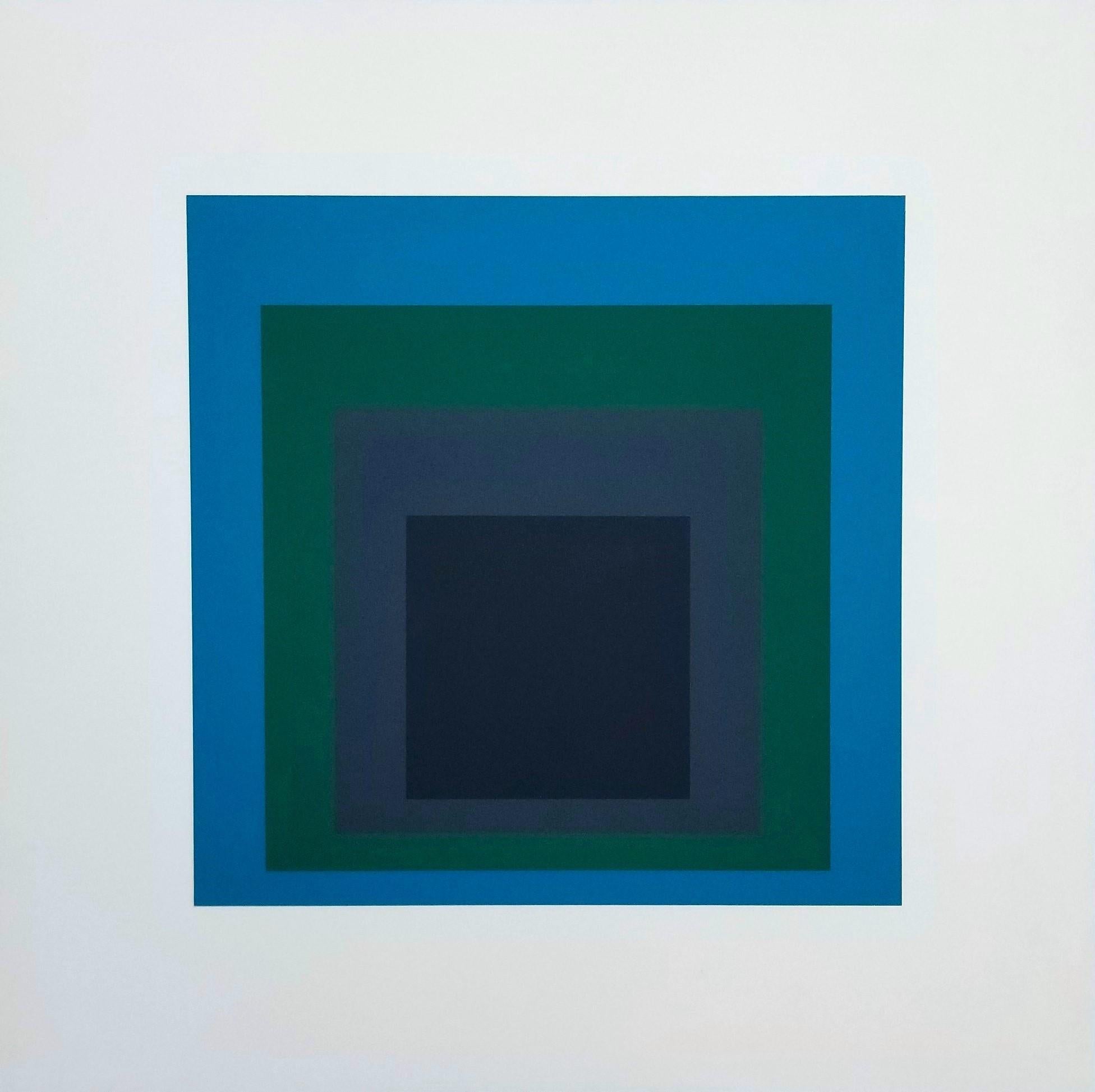 Porta Negra /// Josef Albers Abstract Geometric Minimalism Bauhaus Screenprint 1