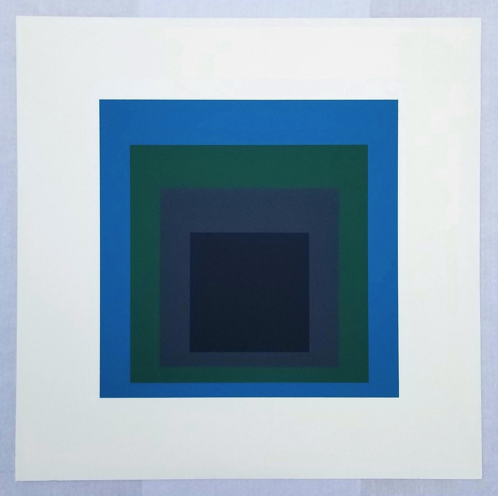 Porta Negra /// Josef Albers Abstract Geometric Minimalism Bauhaus Screenprint 2