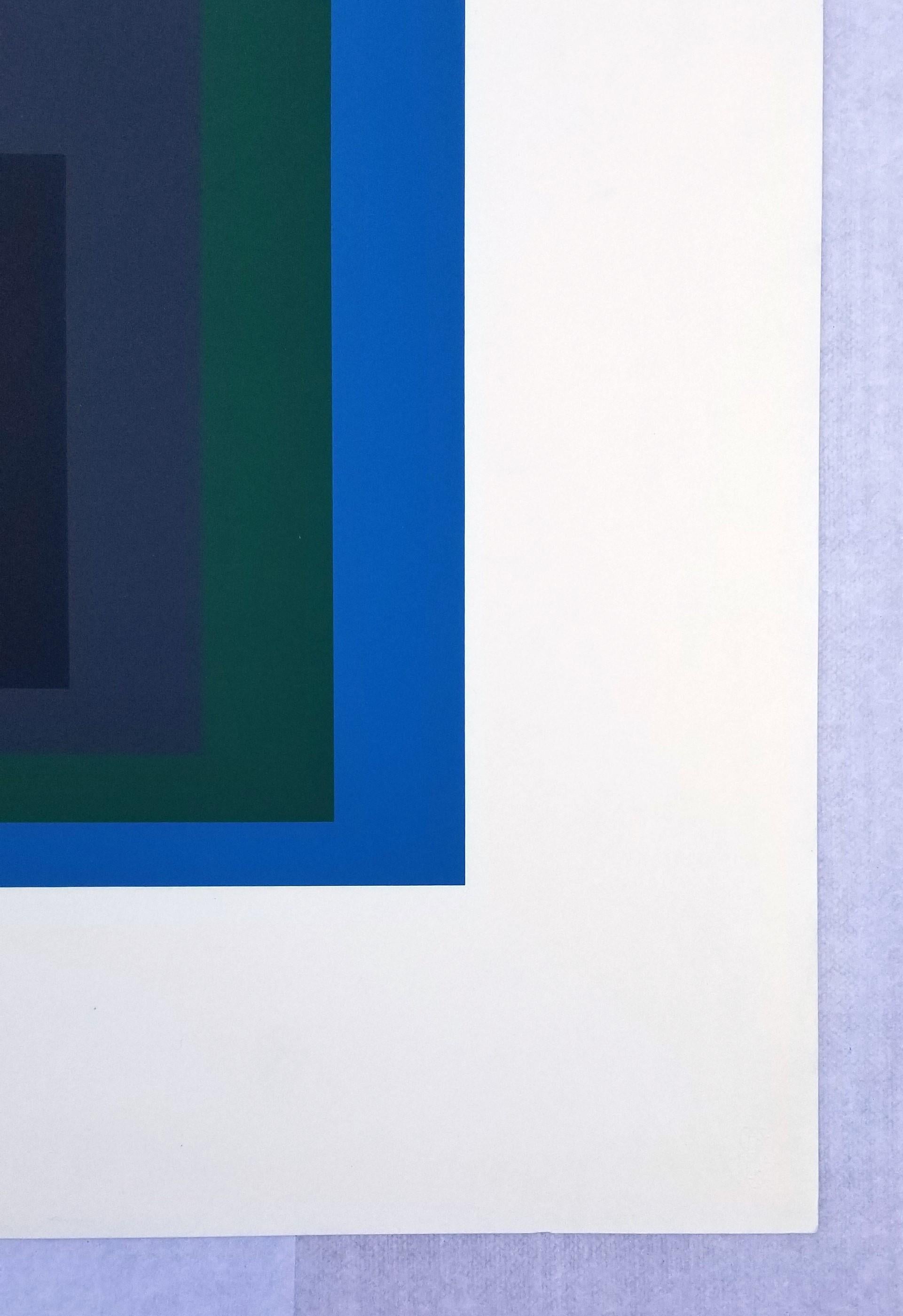 Porta Negra /// Josef Albers Abstract Geometric Minimalism Bauhaus Screenprint 6