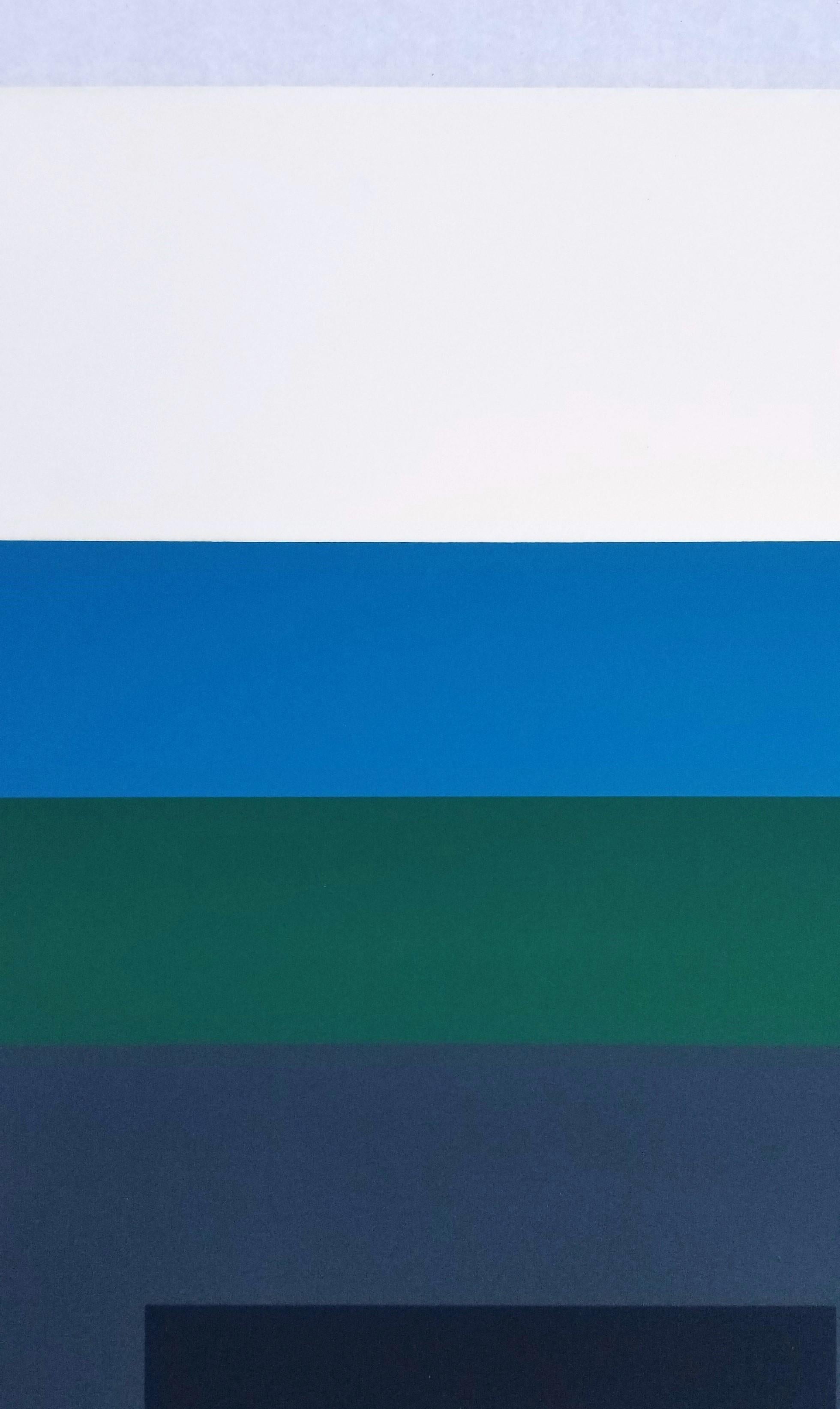 Porta Negra /// Josef Albers Abstract Geometric Minimalism Bauhaus Screenprint 8