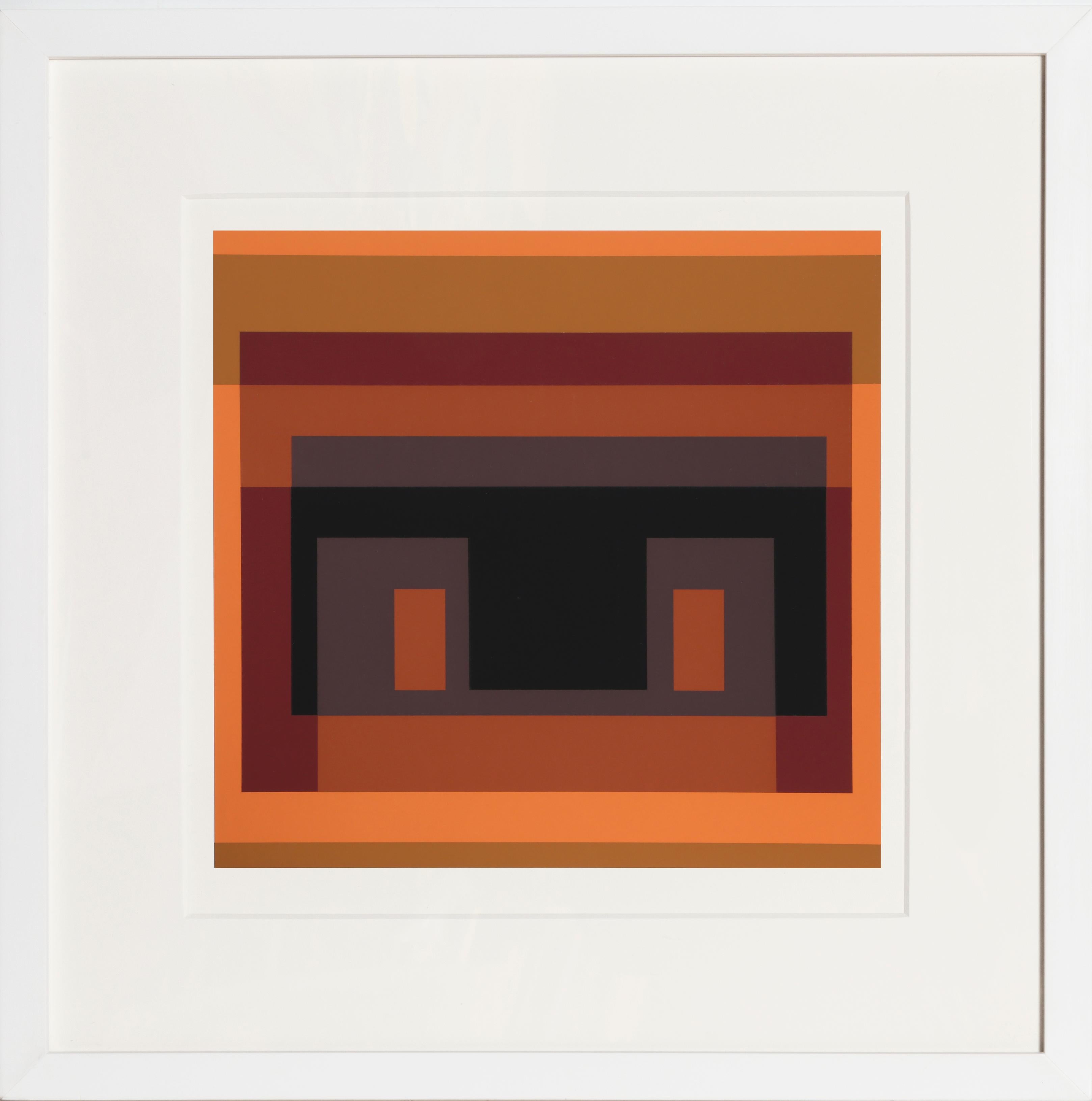 Josef Albers Abstract Print - Variant - P1, F28, I2 