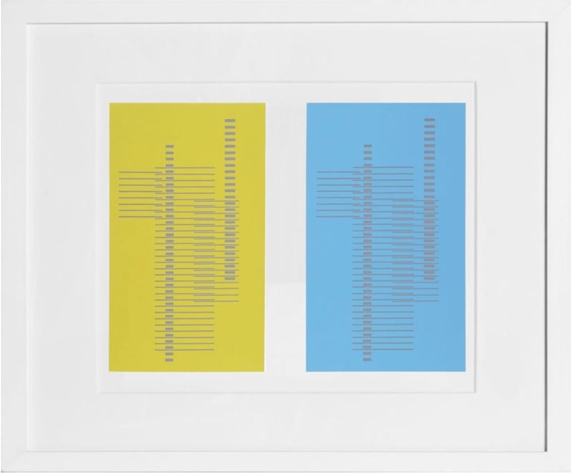 Fonds rectangulaires F1, F6, I - Print de Josef Albers