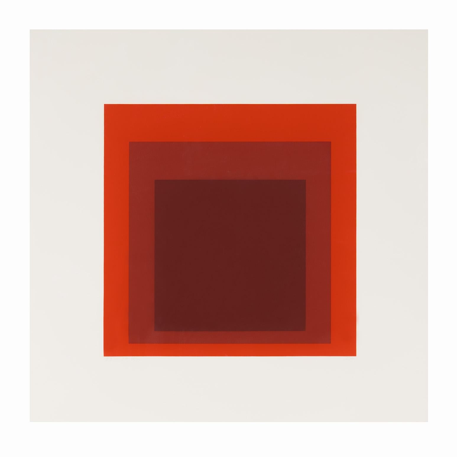 Place Rouge - Print de Josef Albers