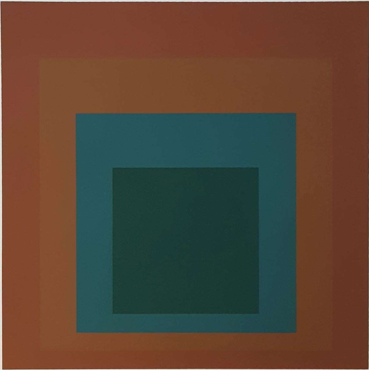 Josef Albers Abstract Print - Reserved