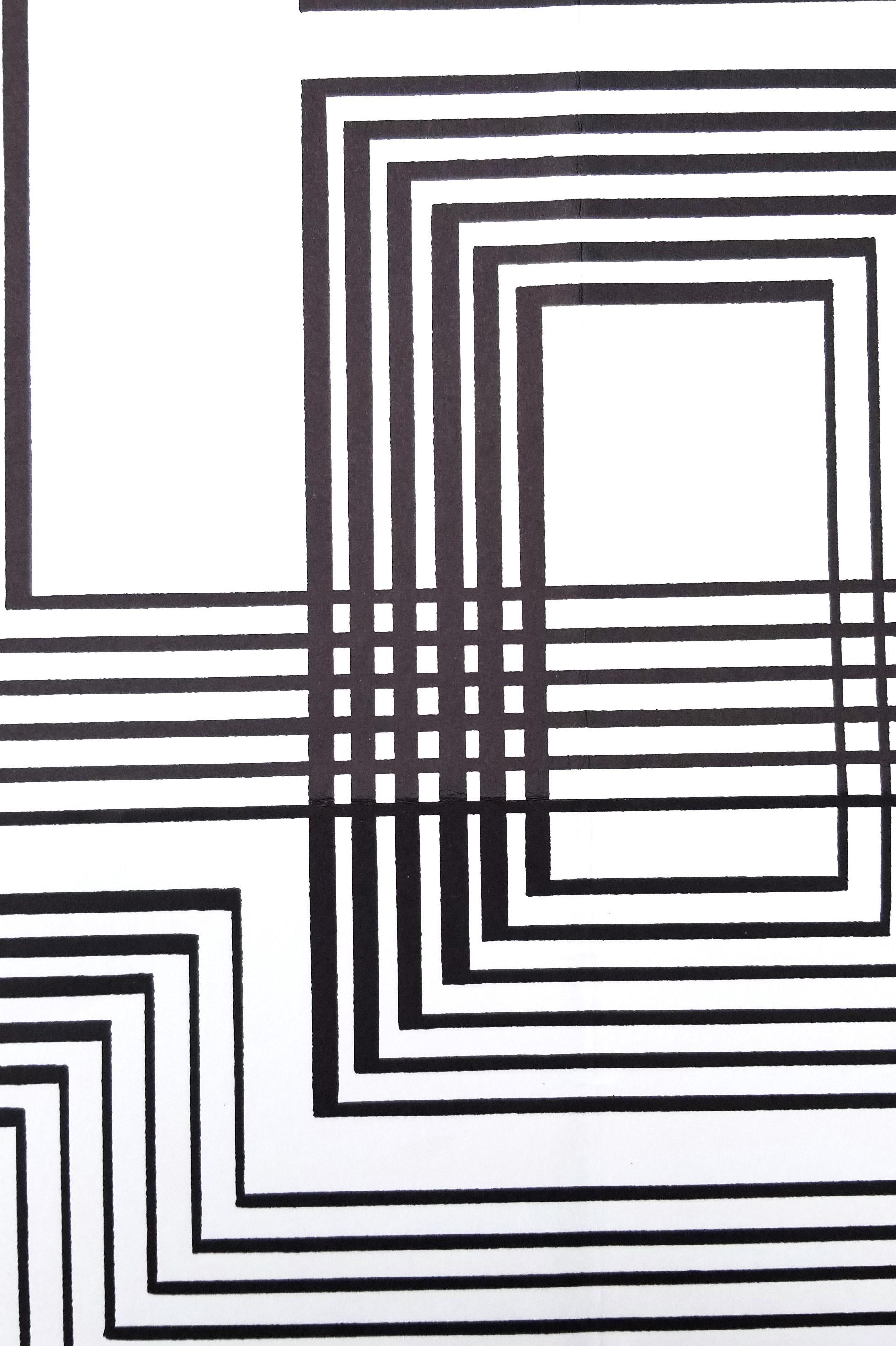 Rheinisches Landesmuseum Bonn (Shrine) Poster /// Josef Albers Abstract Bauhaus For Sale 10