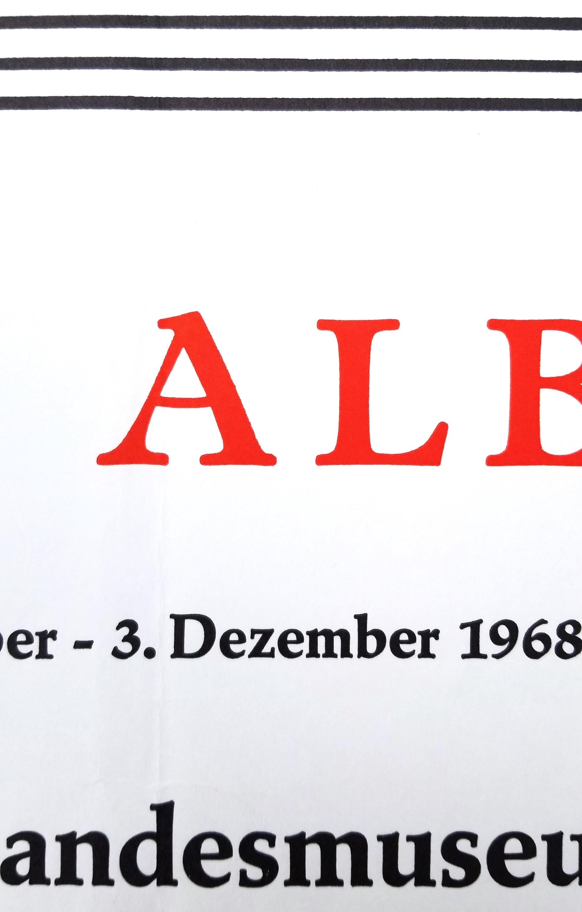 Rheinisches Landesmuseum Bonn (Shrine) Poster /// Josef Albers Abstract Bauhaus For Sale 12