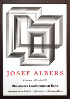 Rheinisches Landesmuseum Bonn (Shrine) Poster /// Josef Albers Abstract Bauhaus
