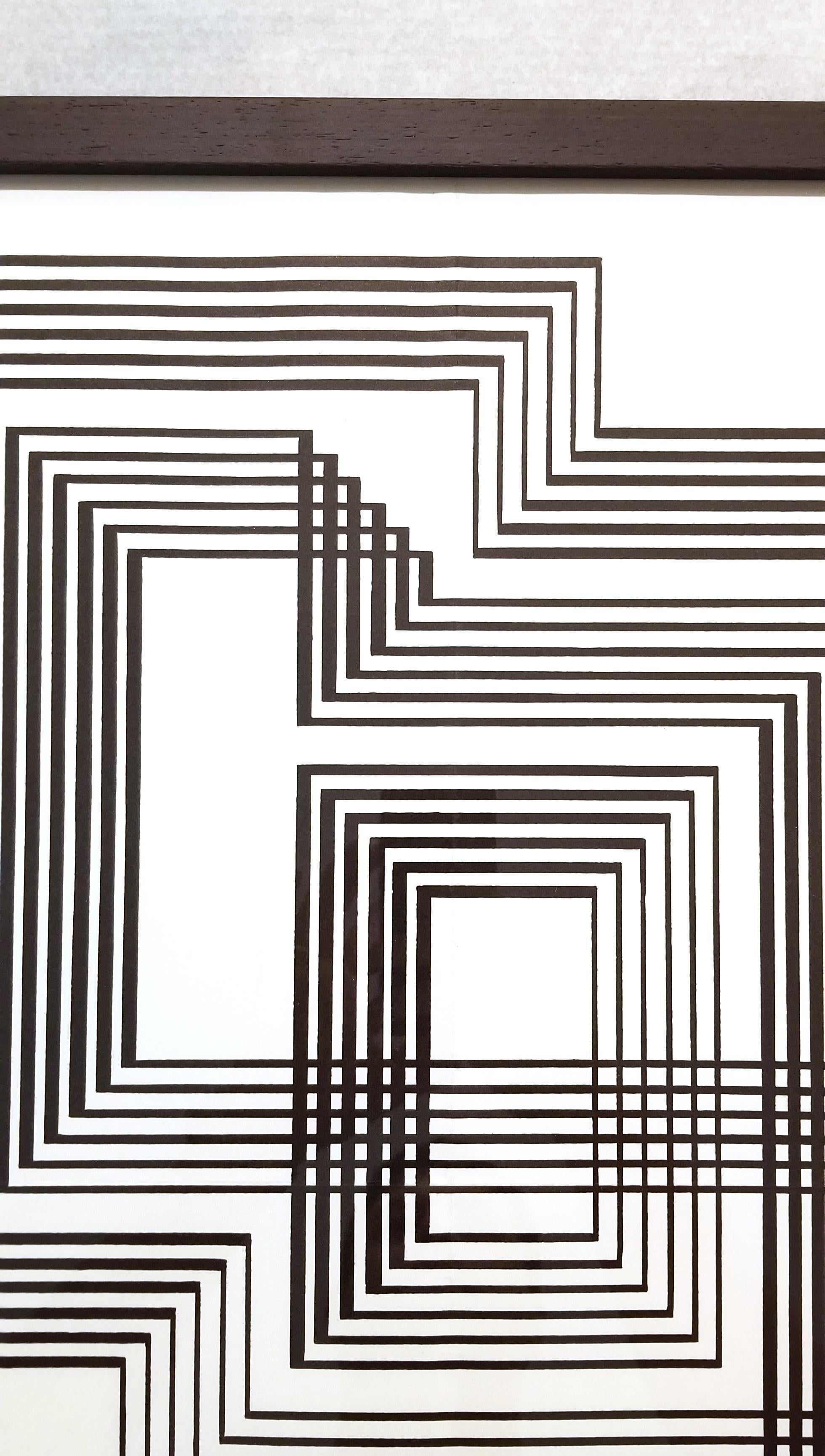 Rheinisches Landesmuseum Bonn (Shrine) Poster /// Josef Albers Abstract Bauhaus For Sale 7