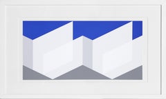 Biconjugate: Outdoor - P2, F23, I2, Serigrafia geometrica di Josef Albers