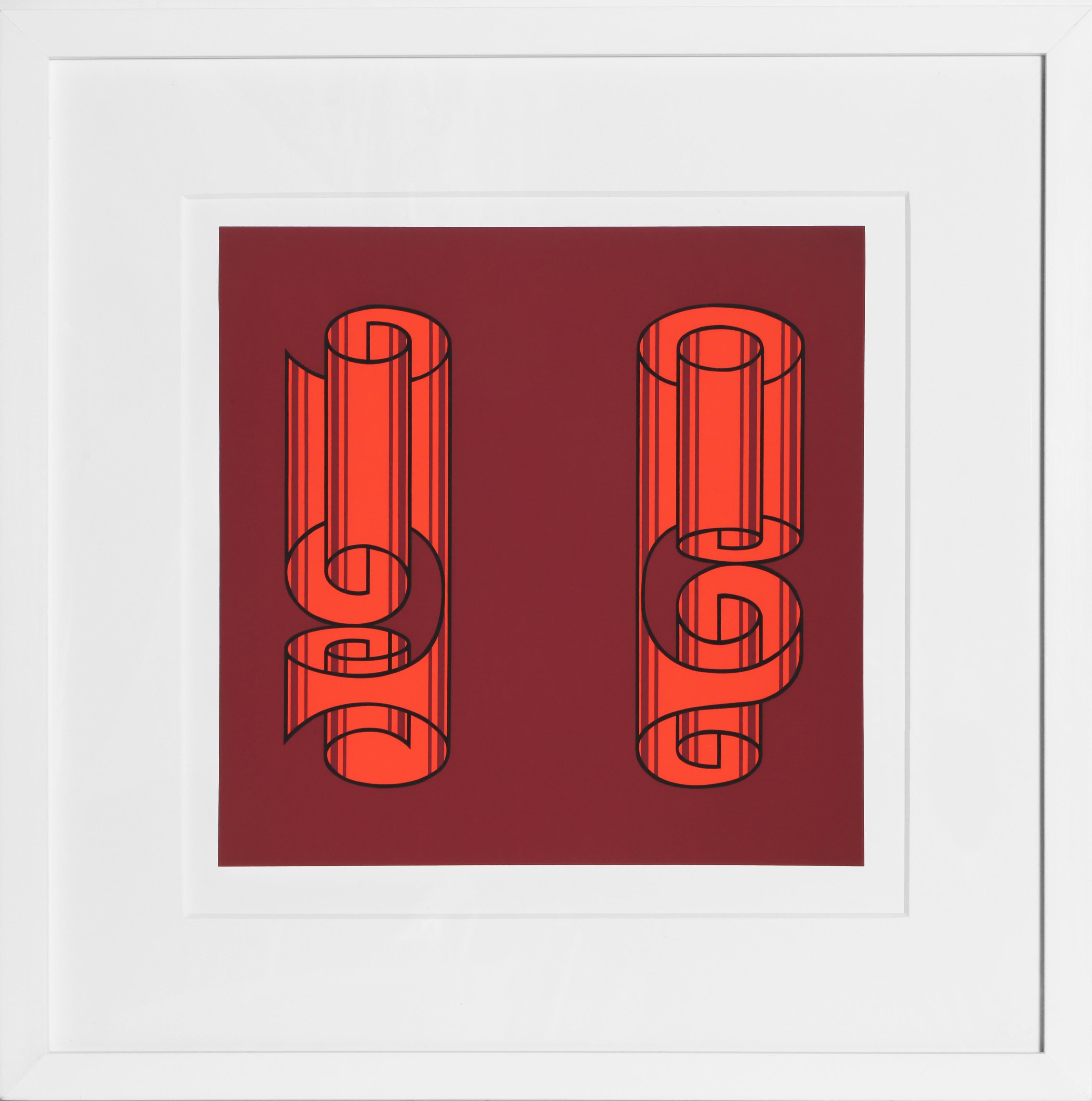 Abstract Print Josef Albers - P1, F18, I2 enroulé 