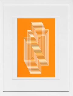 Syntax - P1, F31, I1, Abstract Geometric Screenprint by Josef Albers