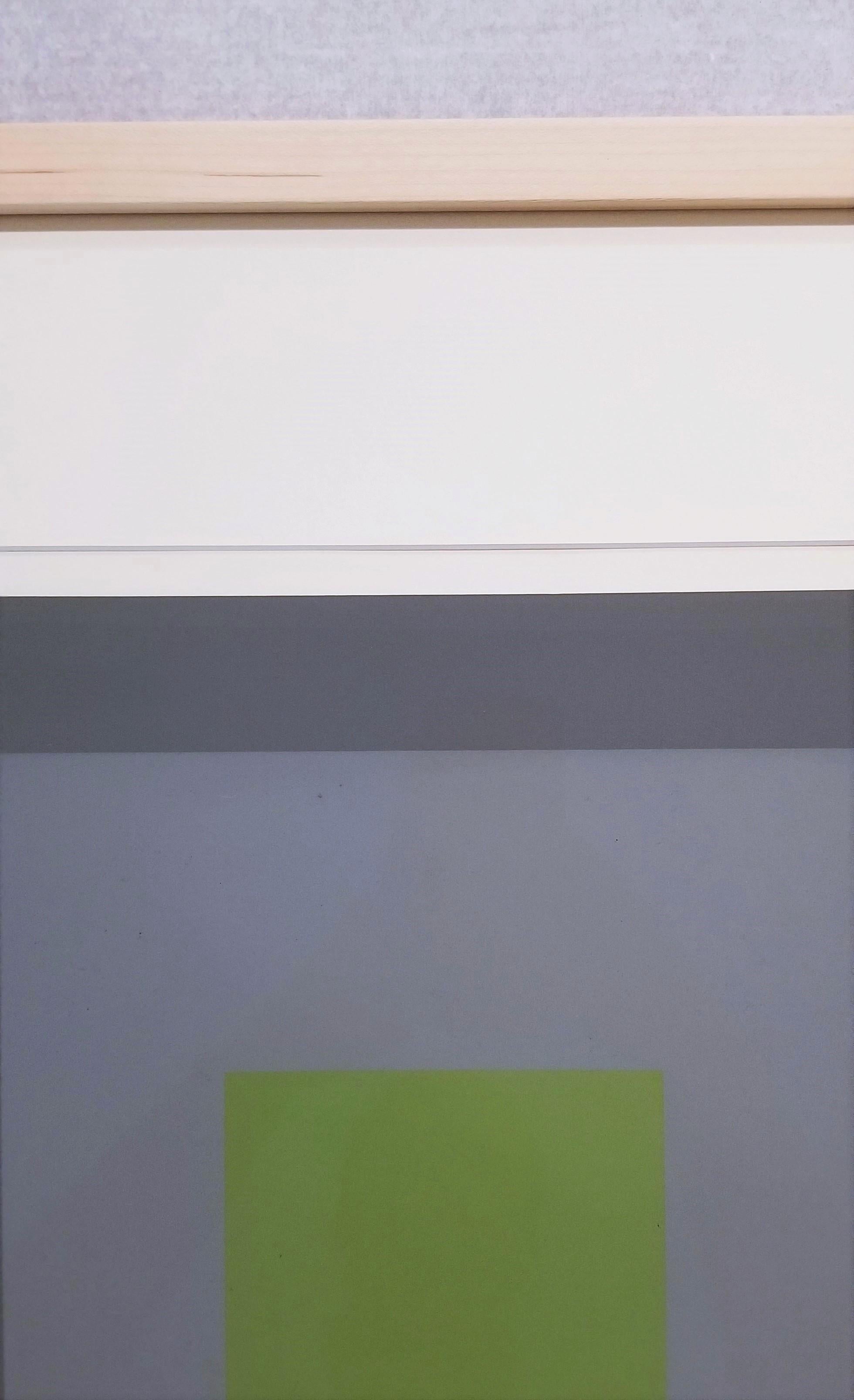 Thaw /// Bauhaus Abstrakt Geometrisch Josef Albers Siebdruck Colorfield Minimal im Angebot 9