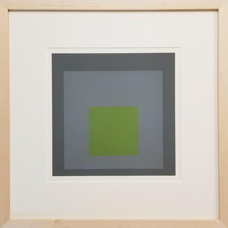 Thaw - Gray Abstract Print by Josef Albers