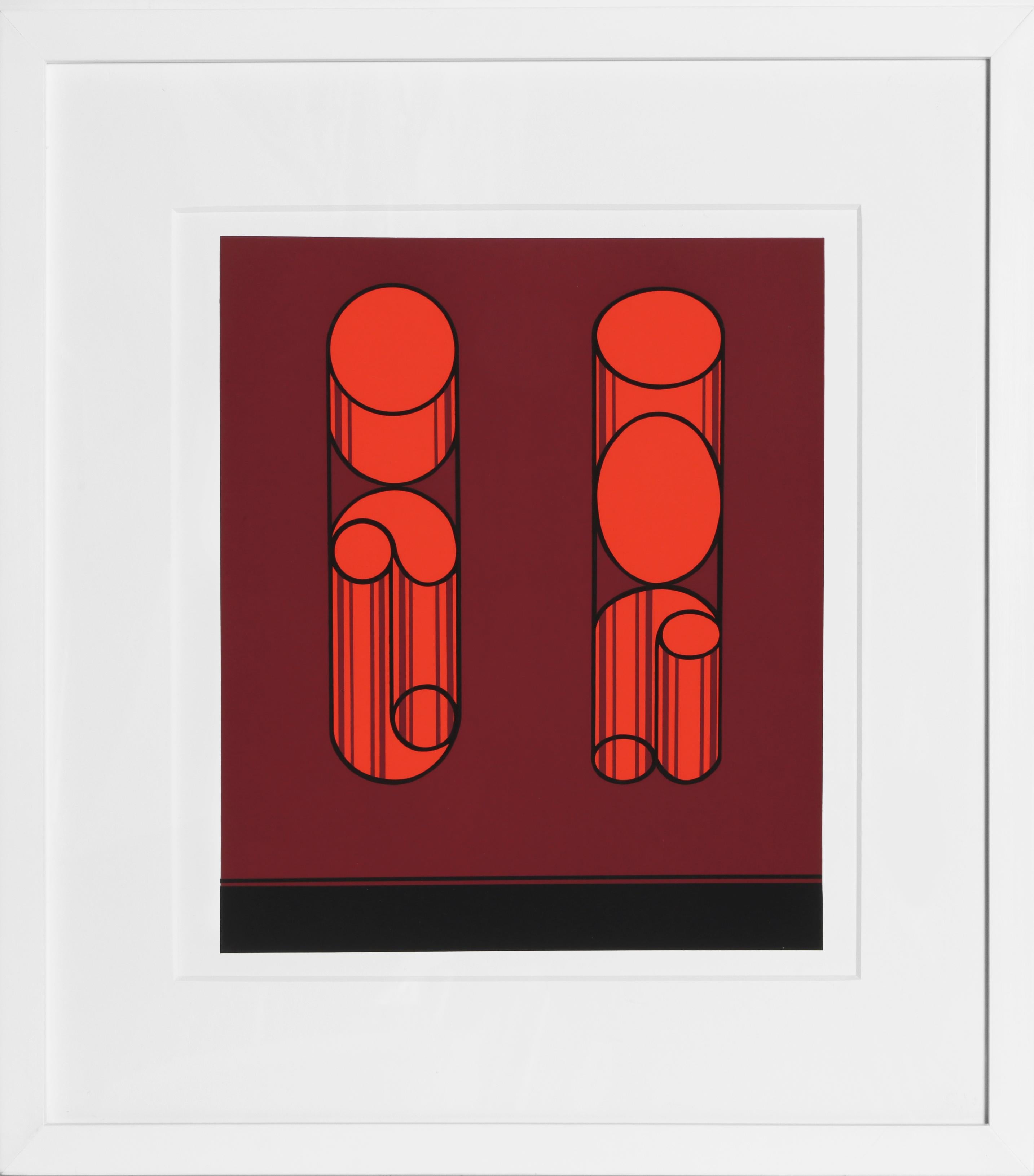 Josef Albers Abstract Print - The Impossibles - P1, F18, I1