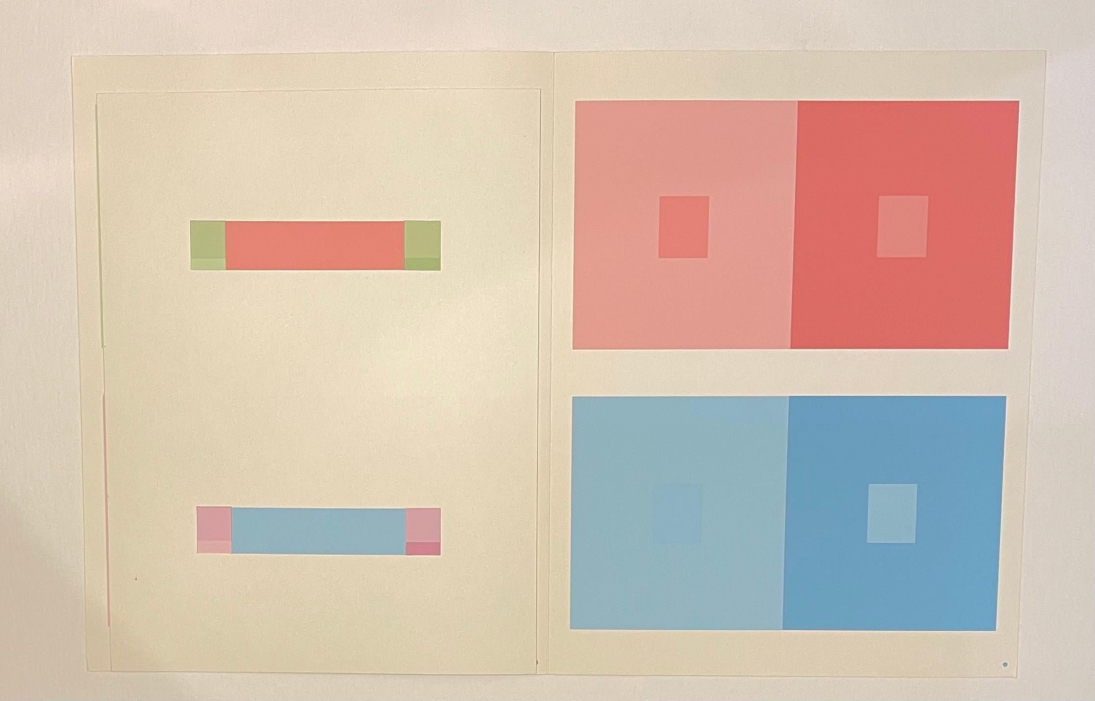 (Albers, Josef). INTERACTION OF COLOR by Josef Albers. Yale University Press, New Haven, 1963. Edition of 2000 copies, of which there were 50 signed and numbered by Albers (this NOT being one of the signed copies). Large quarto. Cloth slipcase