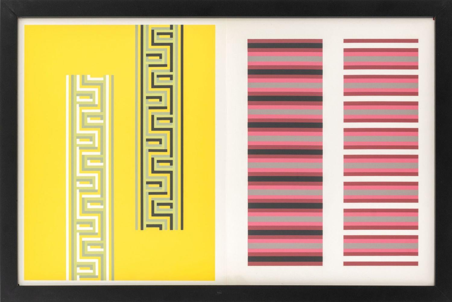 "The Interaction of Color Plate XIII-2", Screenprint in Colors, 1973