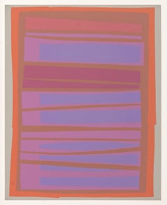 « The Interaction of Color Plate XVIII-9 », sérigraphie en couleurs sur papier, 1973