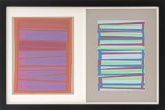 « The Interaction of Color Plate XVIII-9 », sérigraphie en couleurs sur papier, 1973