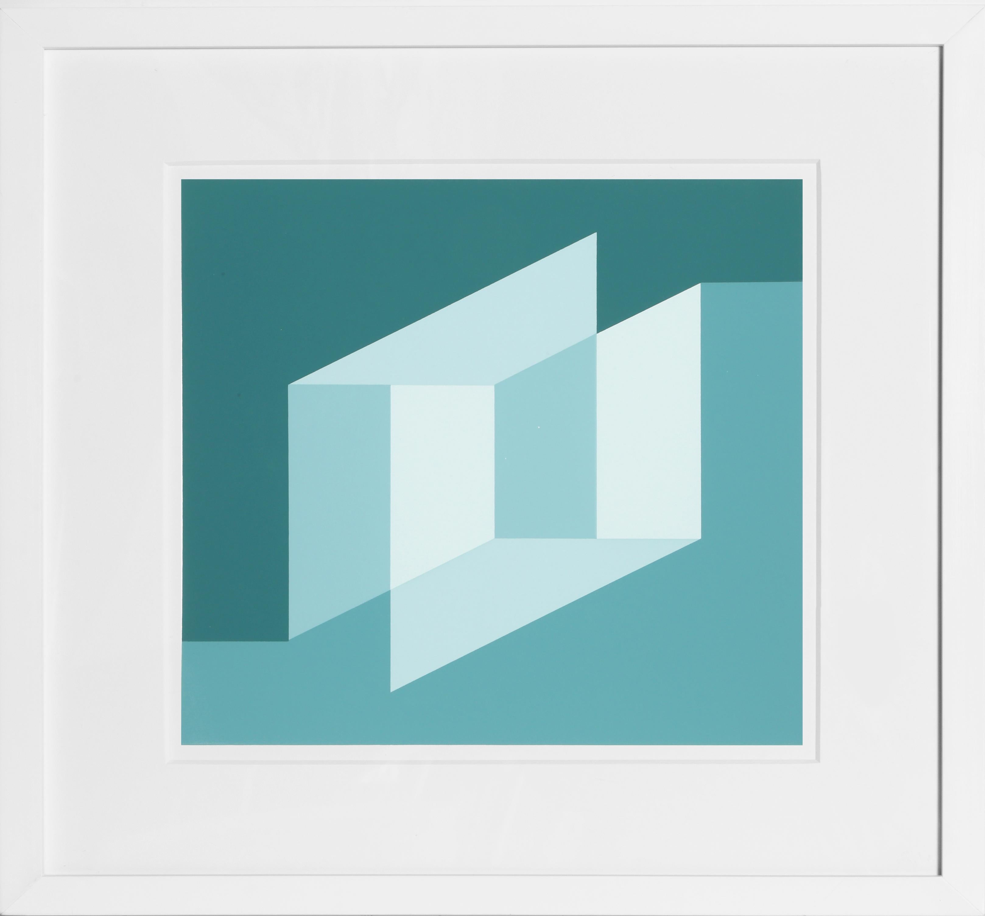 Josef Albers Abstract Print - Trapezoid Composition from Formulation: Articulation